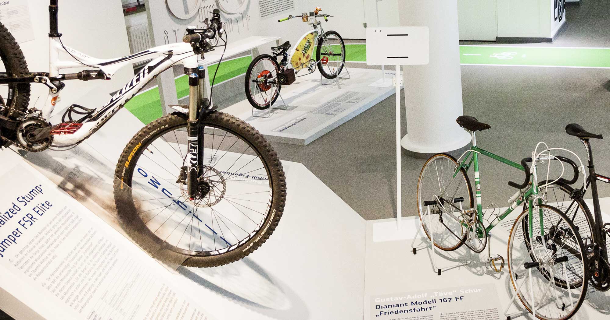 Ich.Fahr.Rad – Fahrradgeschichte(n),  Foto: Verkehrsmuseum Dresden/Kristin Hunka